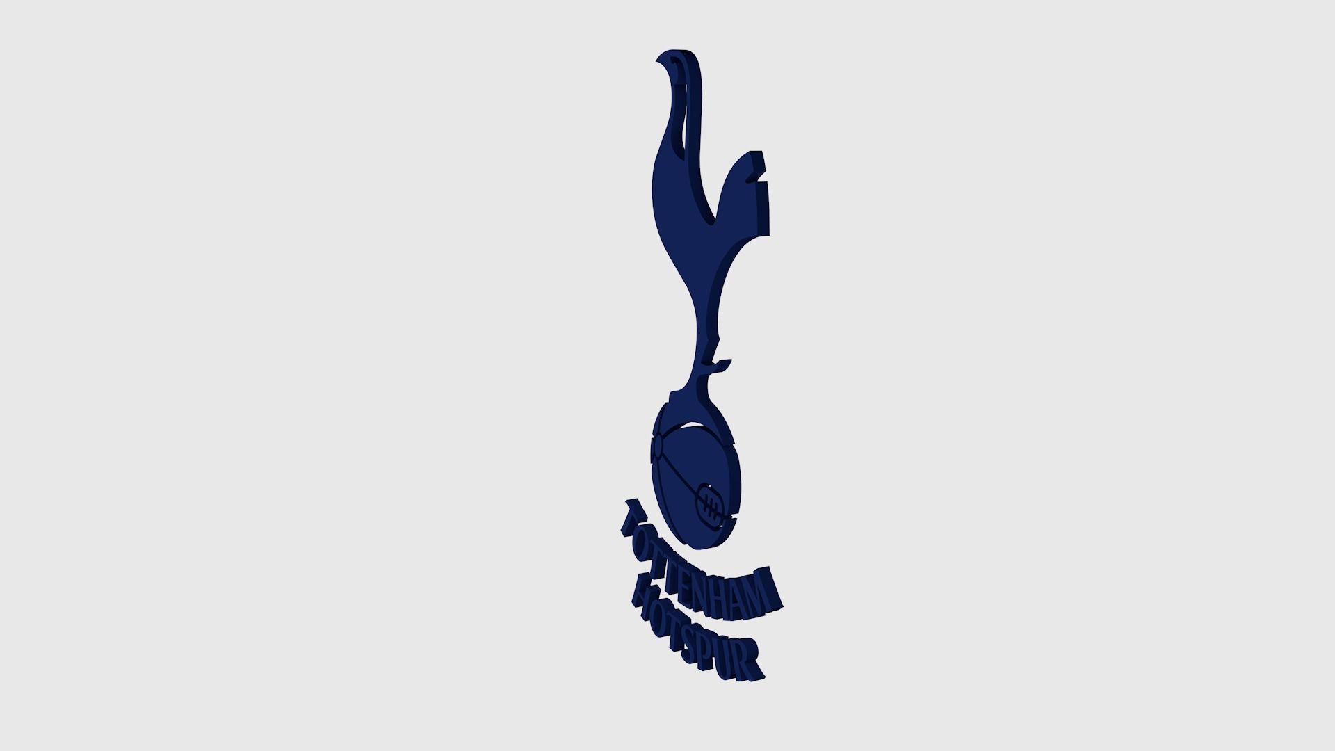 Tottenham Logo 3D model_2
