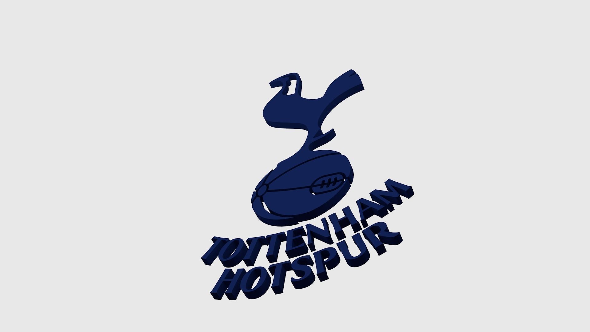 Tottenham Logo 3D model_1