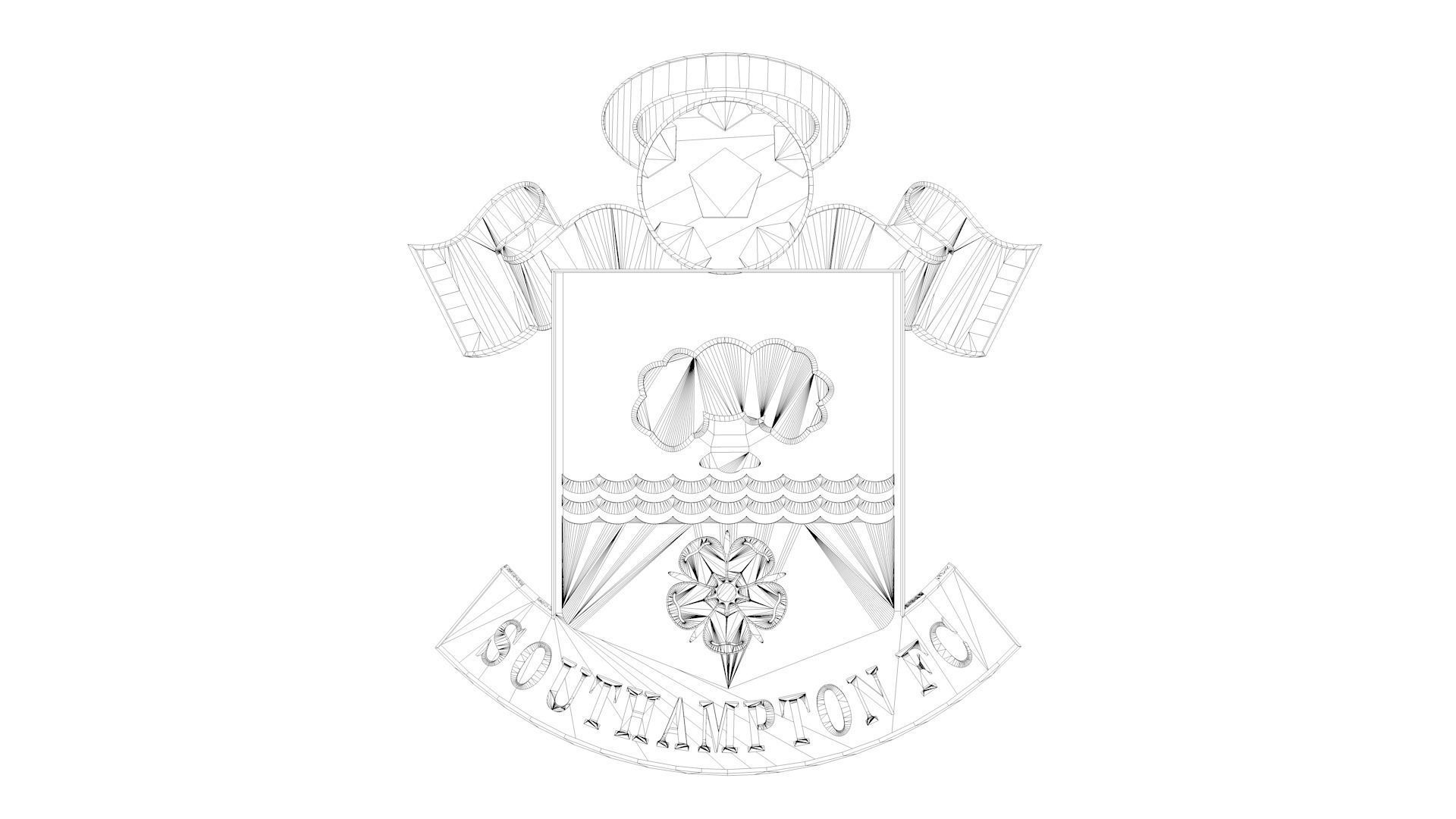 Southampton Logo 3D model_6