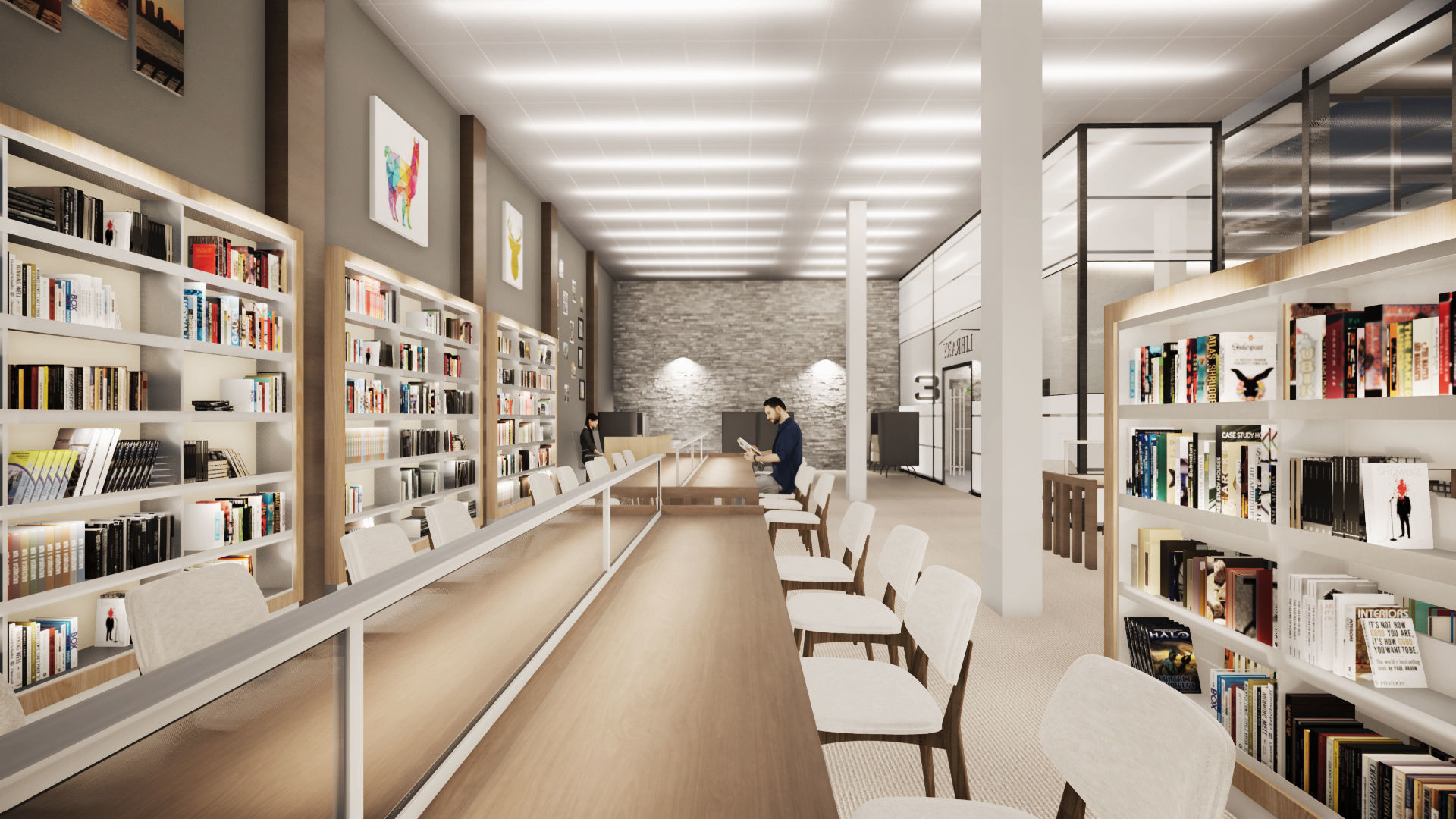 Coworking Space  3D model_3