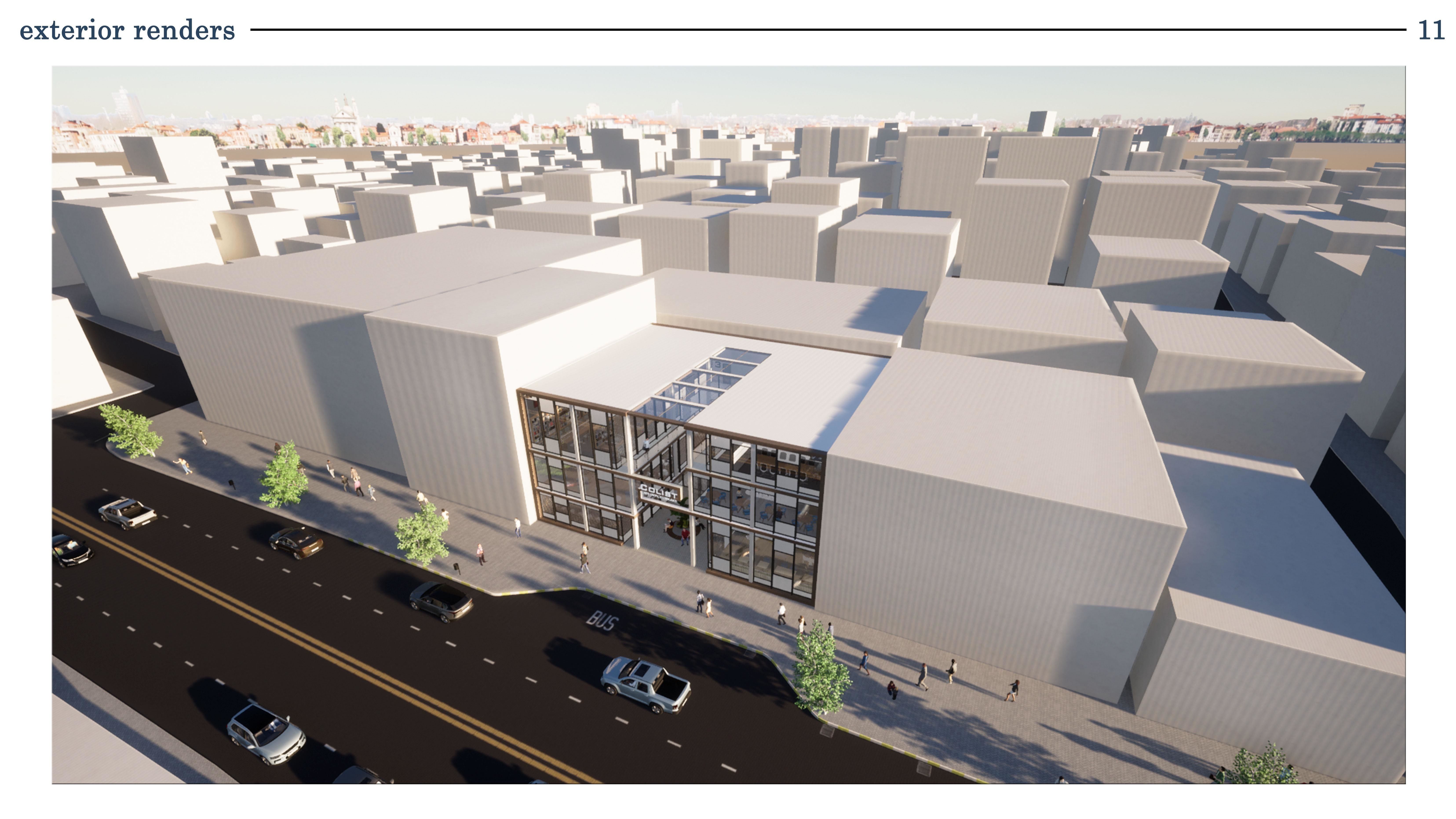 Coworking Space  3D model_9