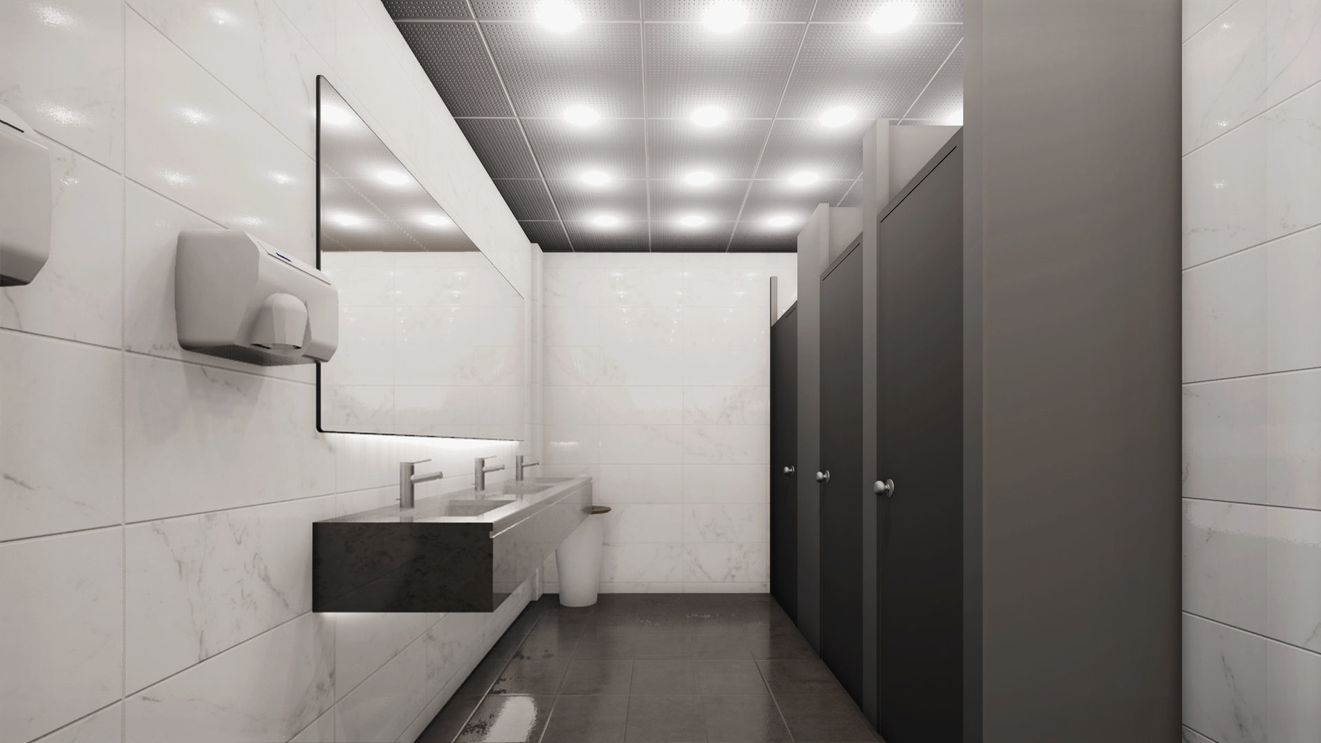 Coworking Space  3D model_6