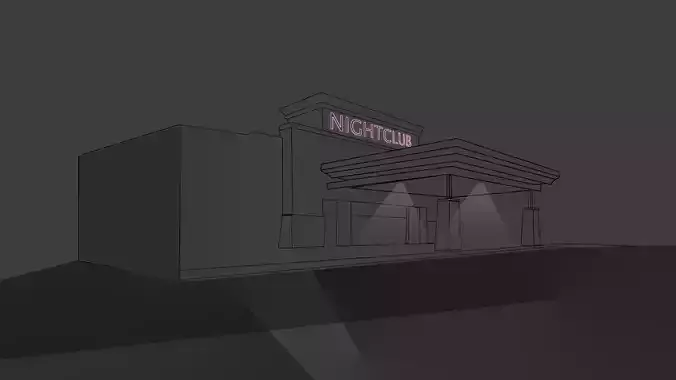 Night Club Low poly Web Ready