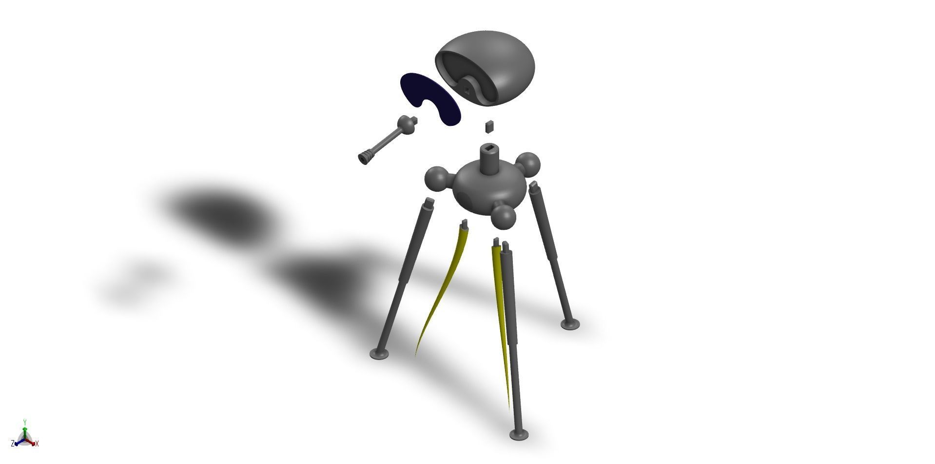 War Of The Worlds Tripod 3D print model_3