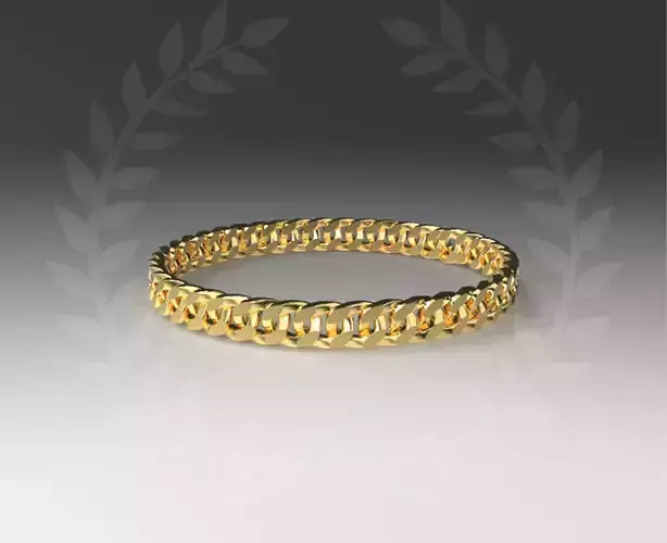 Cuban Style Rigid Bracelet