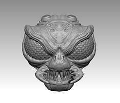 Custom Head - Venomized Insect Assassin Hunter 3D print model