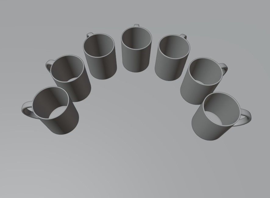 custom cups 2 Low-poly 3D model 3D model_5