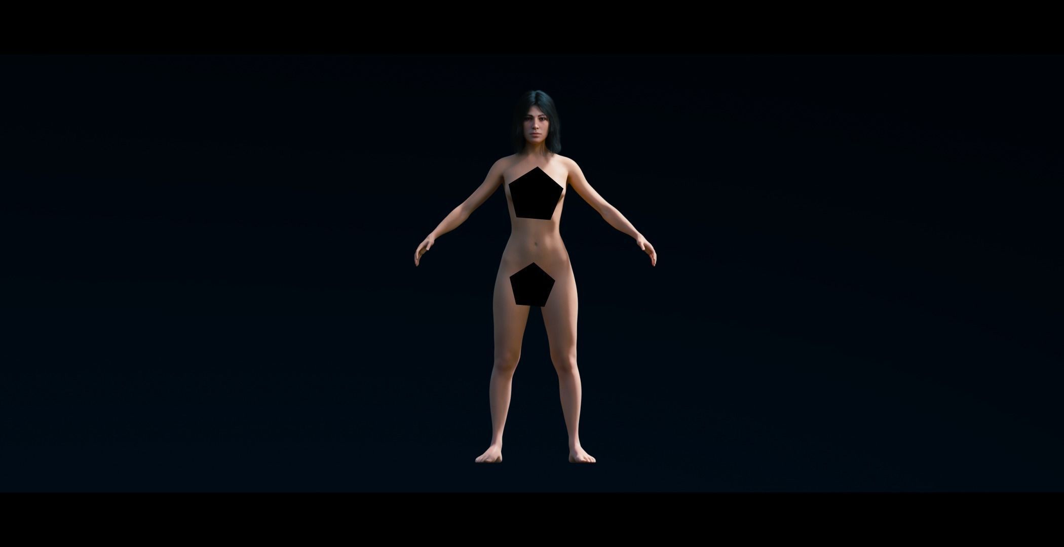Neno - Realistic rigged Female 3D model_3