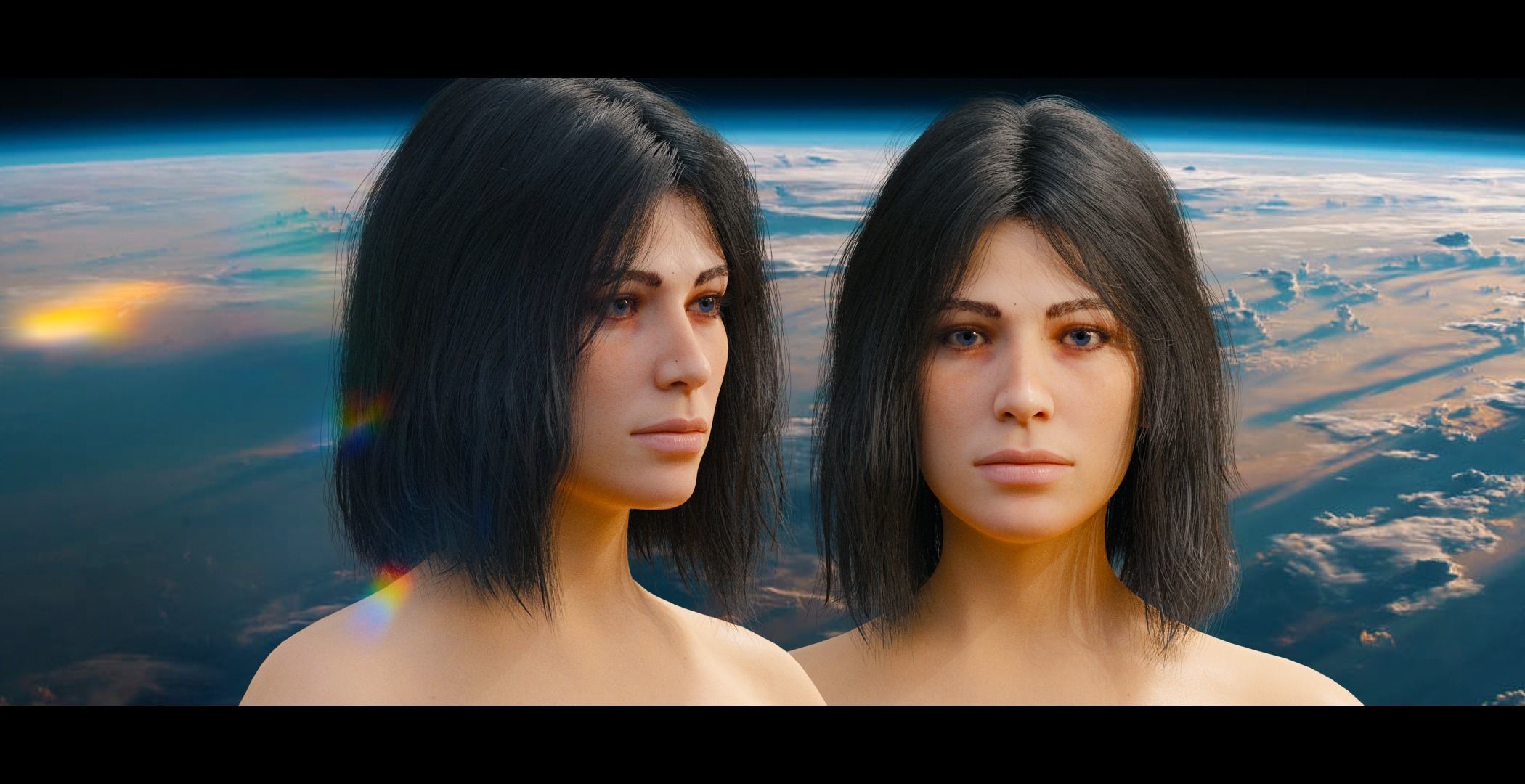 Neno - Realistic rigged Female 3D model_5