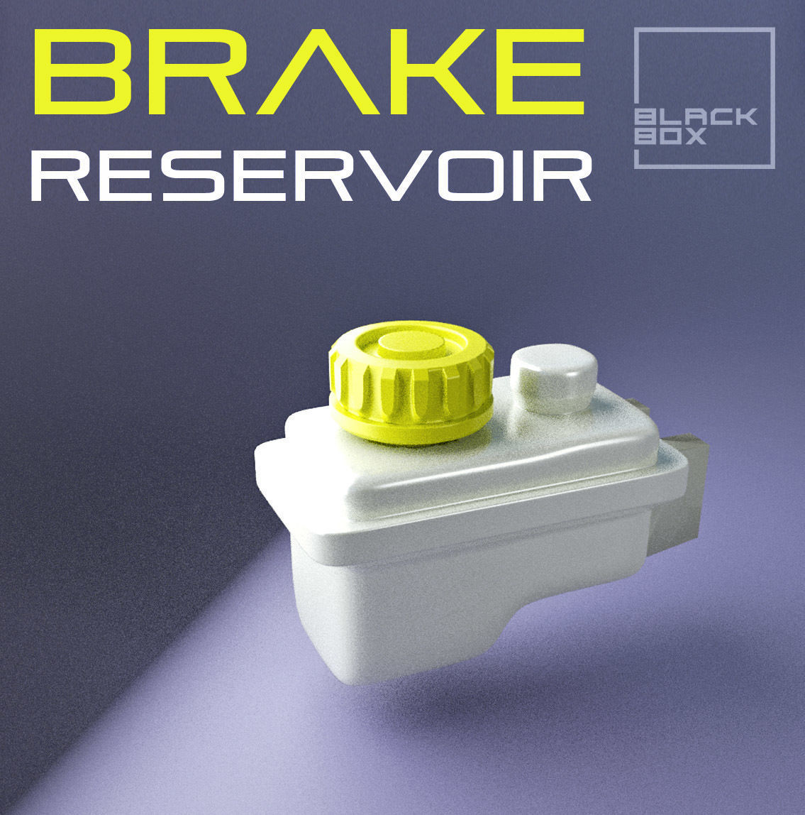 Brake Reservoir Set 3 types 1-24th 3D print model_3