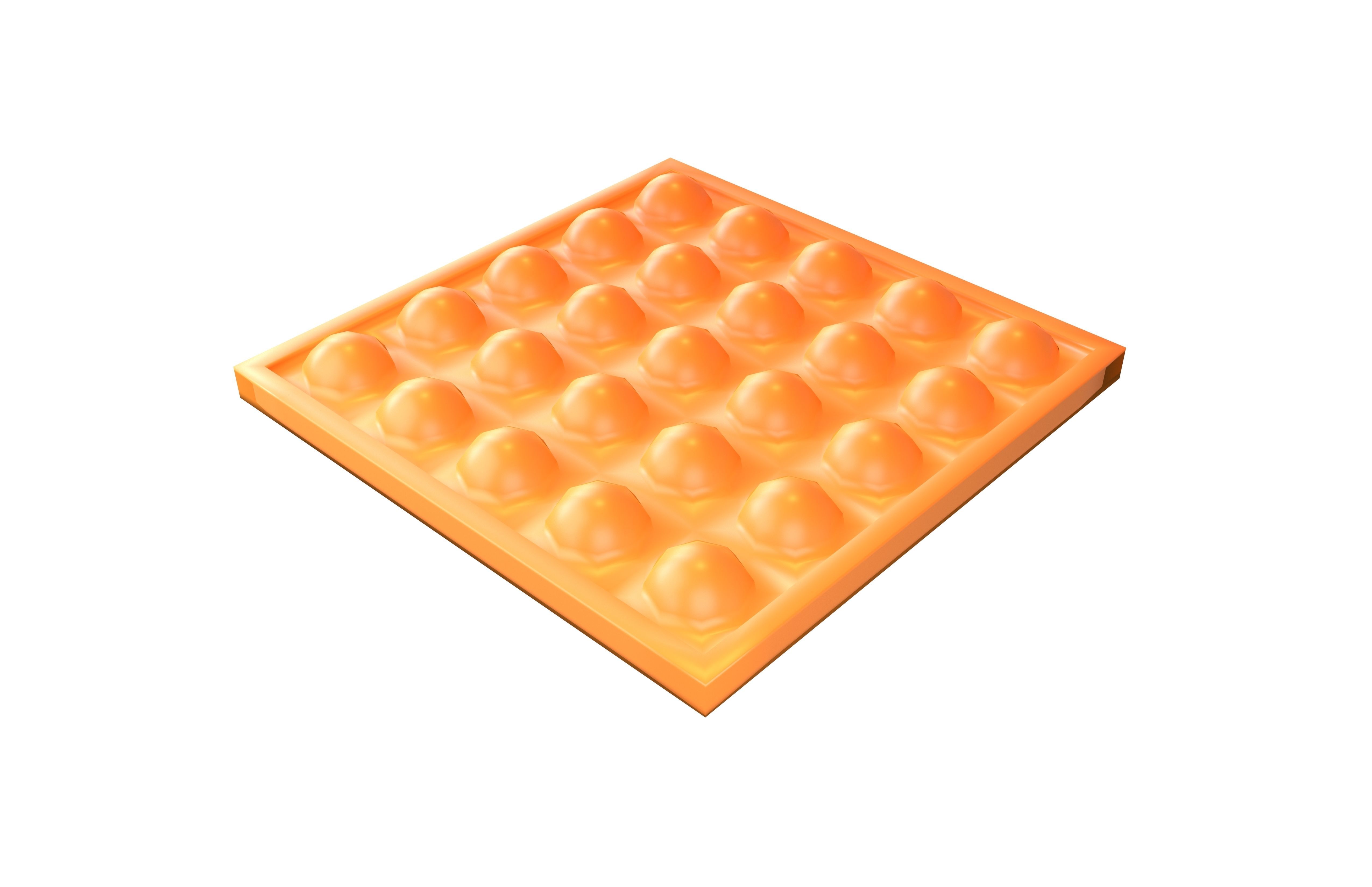 Push Bubble v1 004 Low-poly 3D model_2