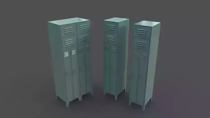 PBR School Gym Locker 10 - Green Light