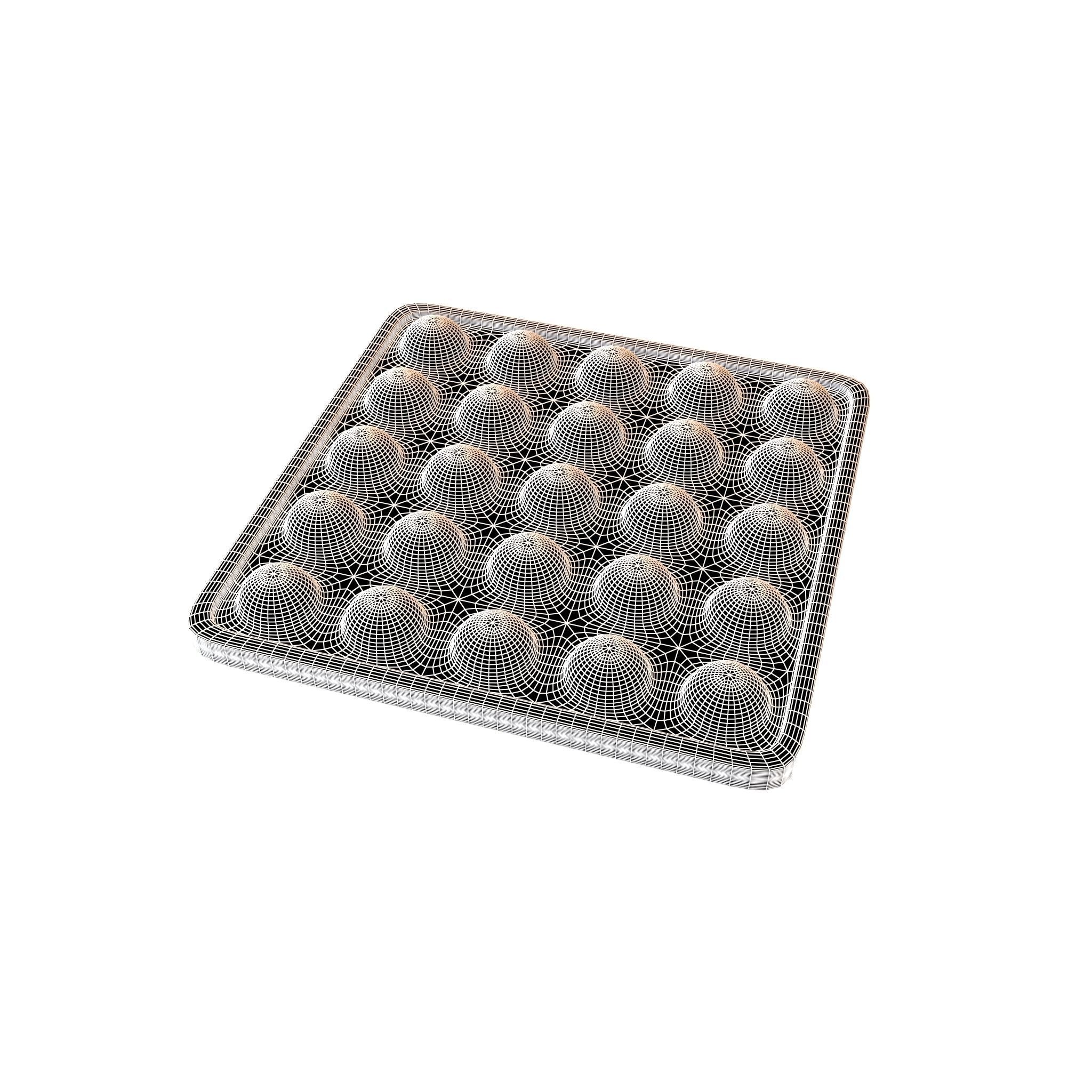 Push Bubble v2 003 Low-poly 3D model_5