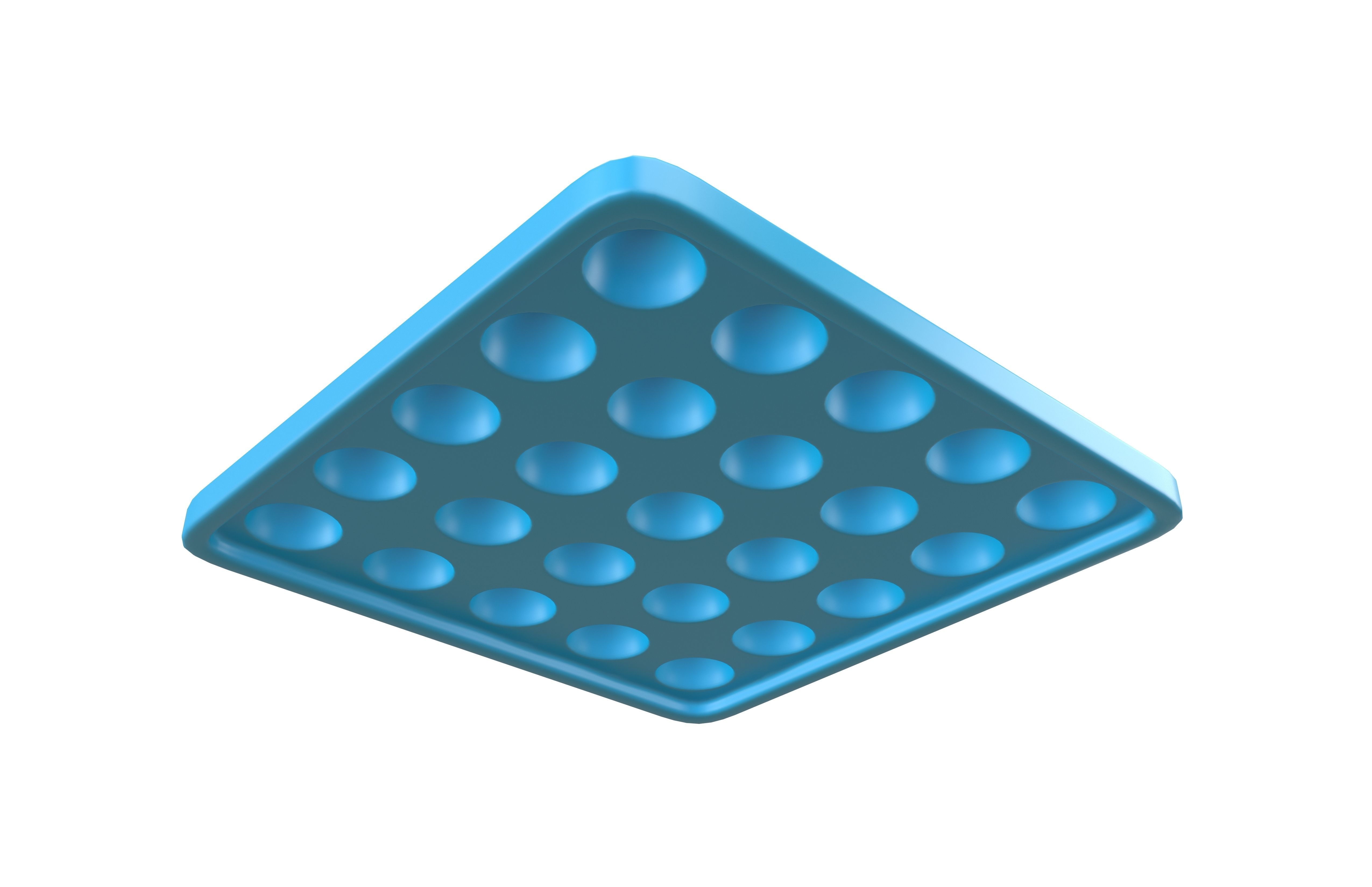 Push Bubble v2 003 Low-poly 3D model_3