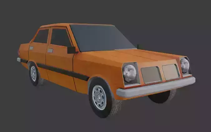 Chevrolet Chevette Low-poly 3D model