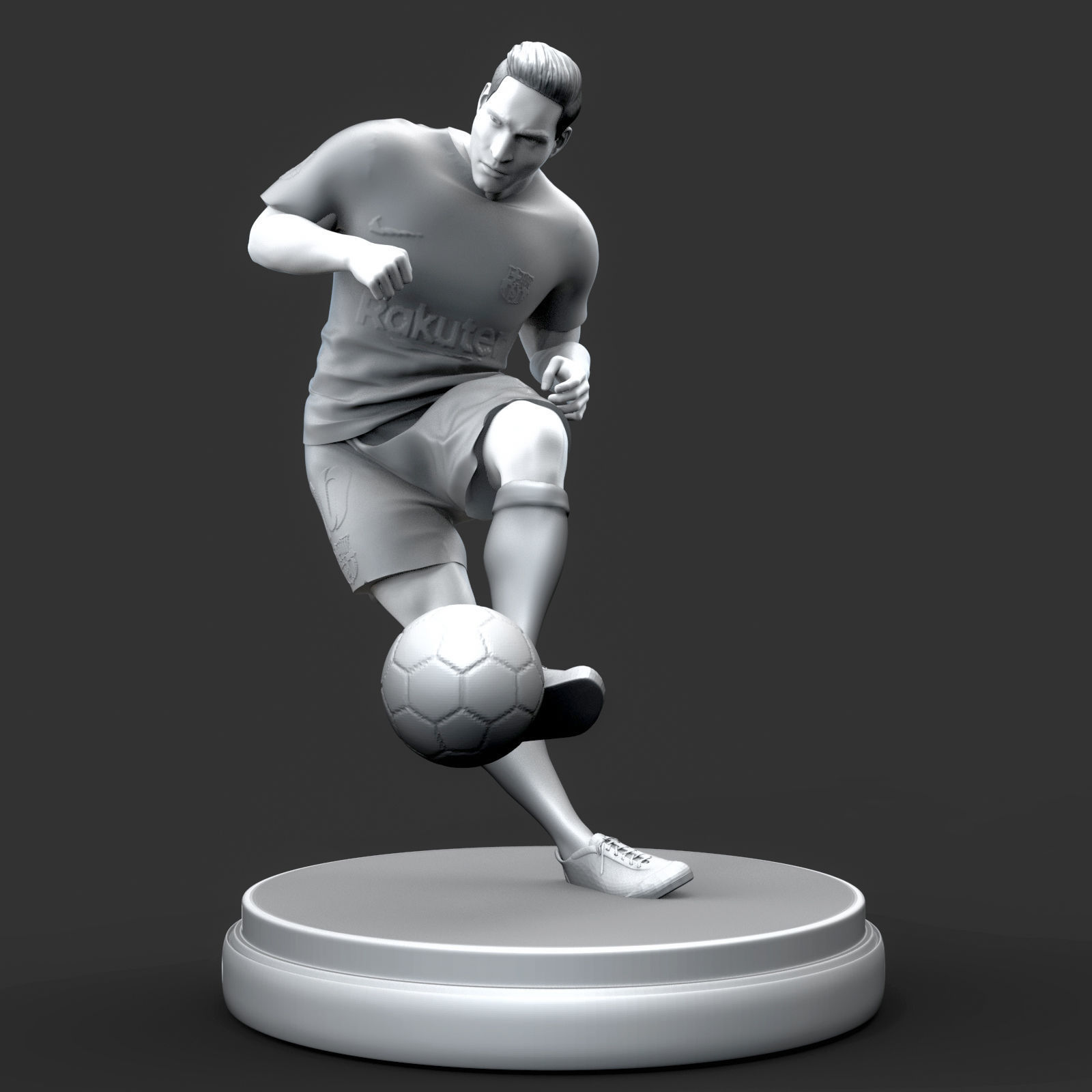 FootBall Player 3D Printable Free Free 3D print model_2