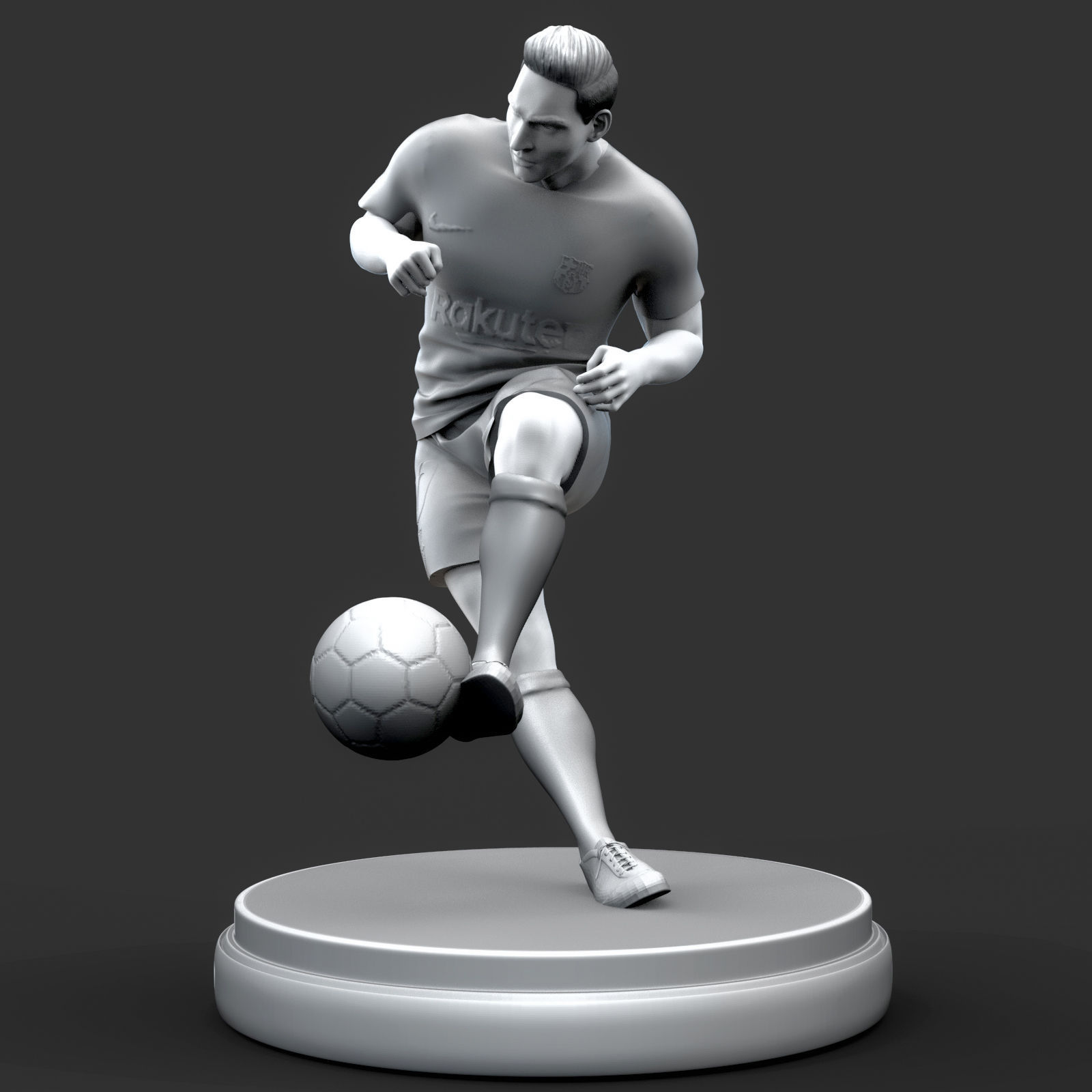 FootBall Player 3D Printable Free Free 3D print model_3