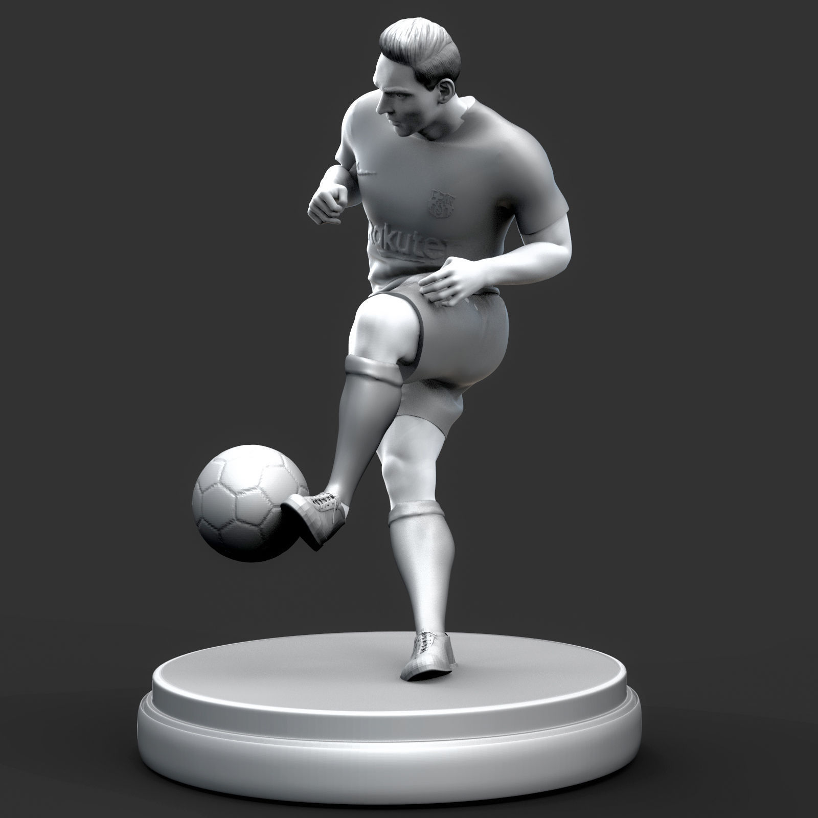 FootBall Player 3D Printable Free Free 3D print model_4