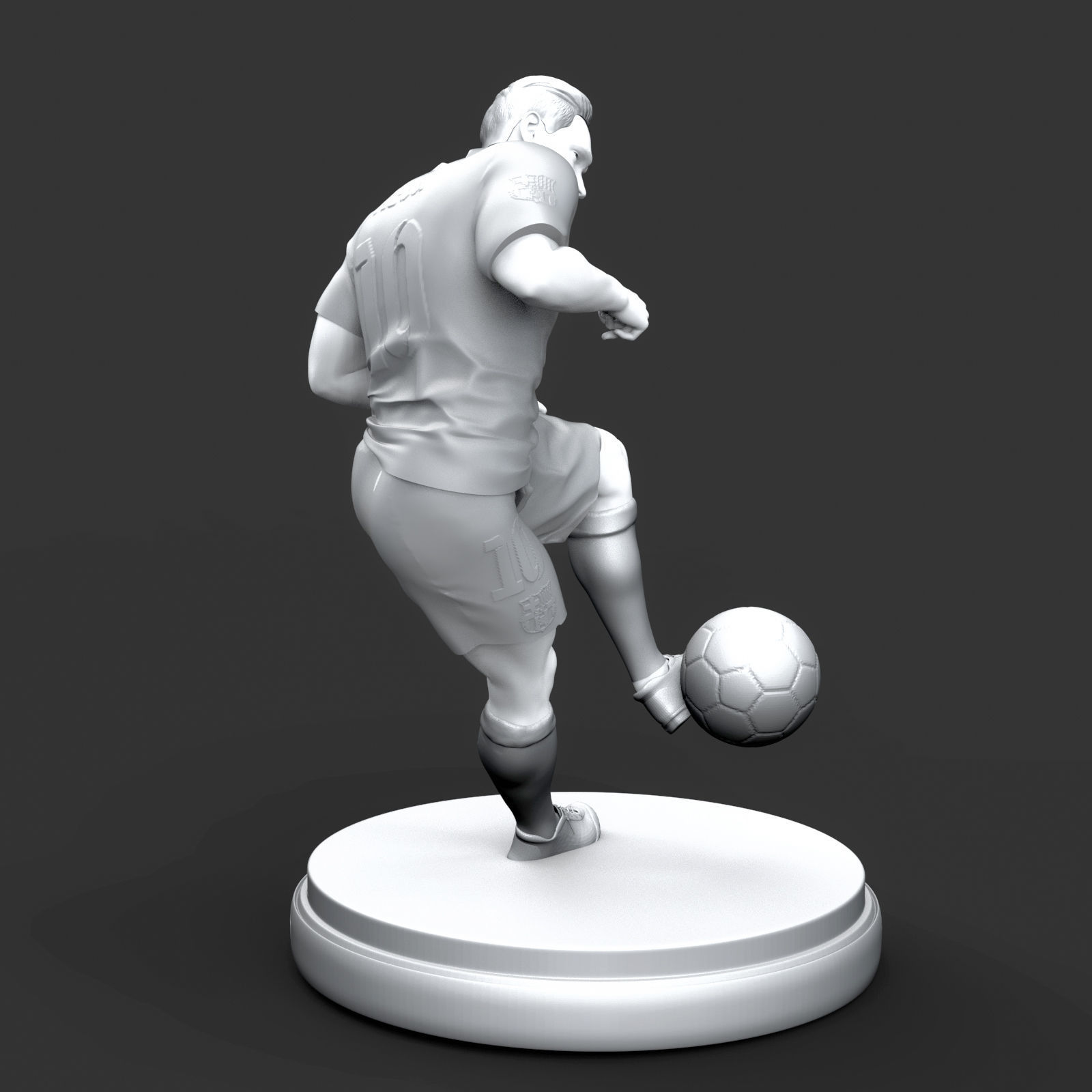 FootBall Player 3D Printable Free Free 3D print model_8