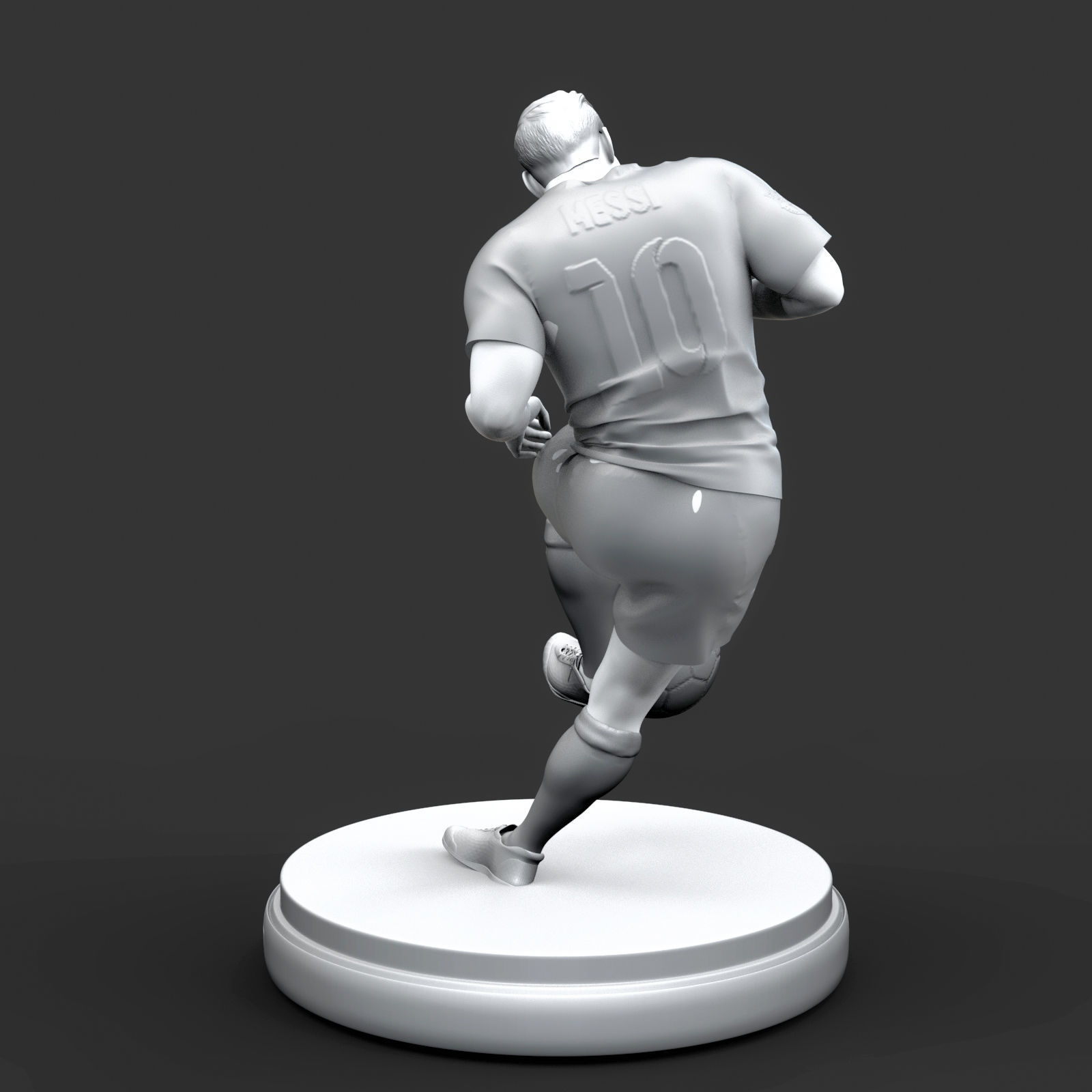 FootBall Player 3D Printable Free Free 3D print model_7