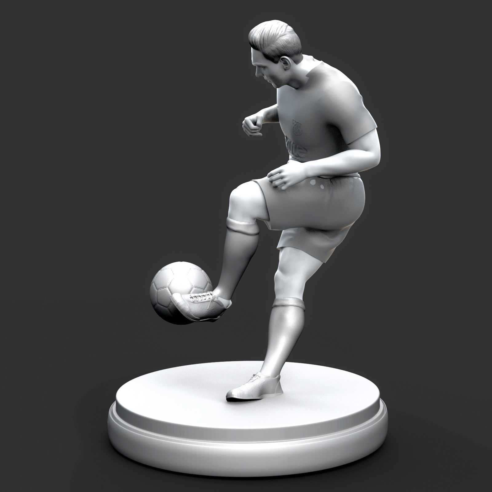FootBall Player 3D Printable Free Free 3D print model_5