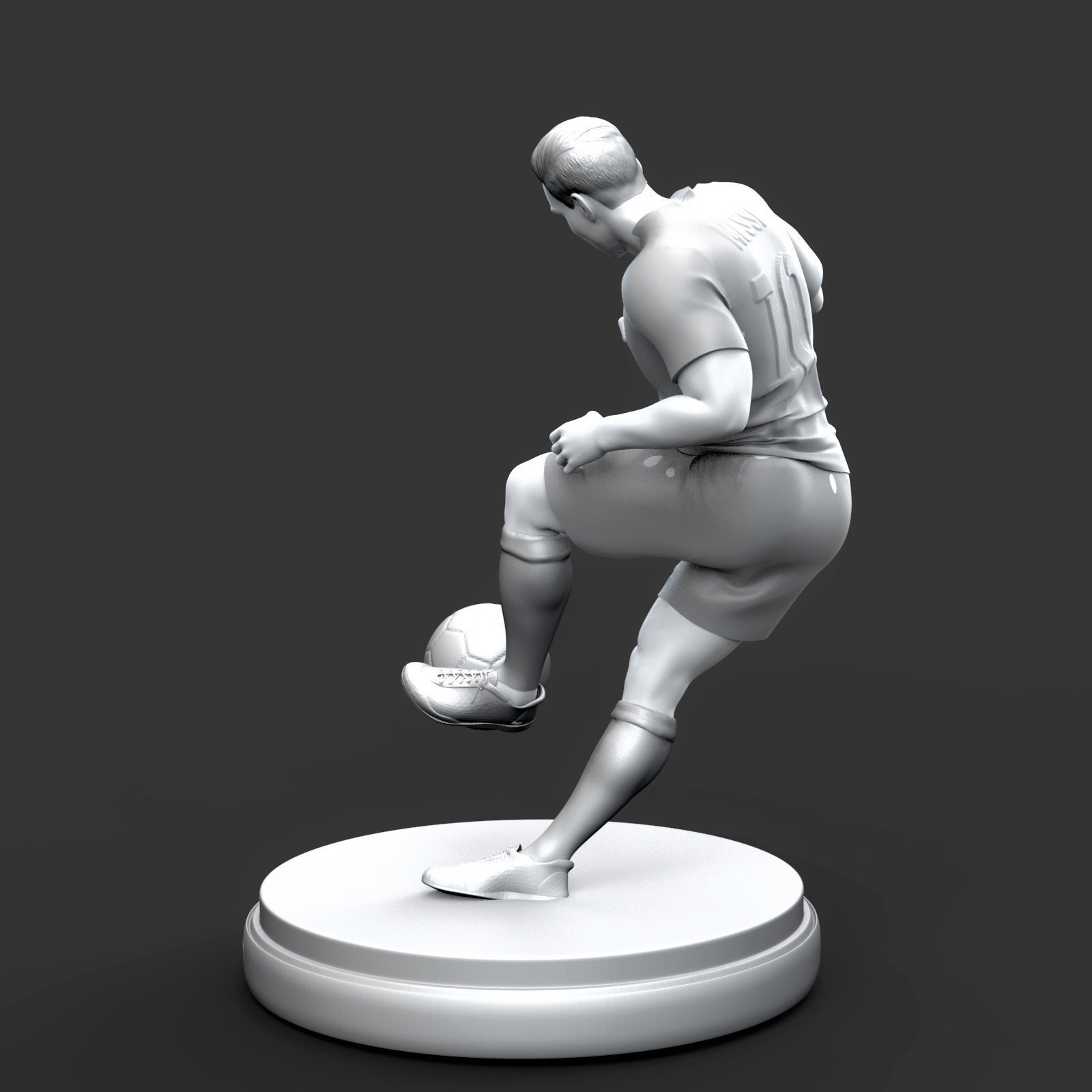 FootBall Player 3D Printable Free Free 3D print model_6