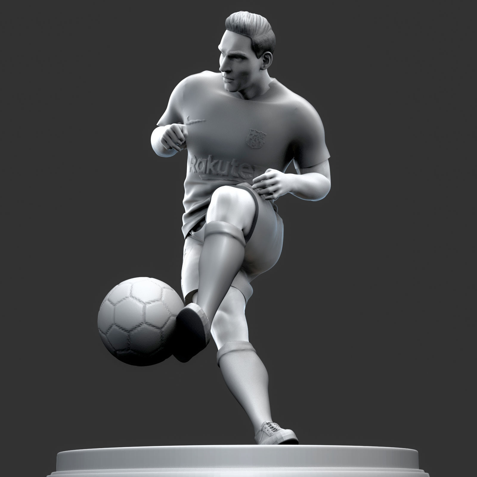 FootBall Player 3D Printable Free Free 3D print model_10