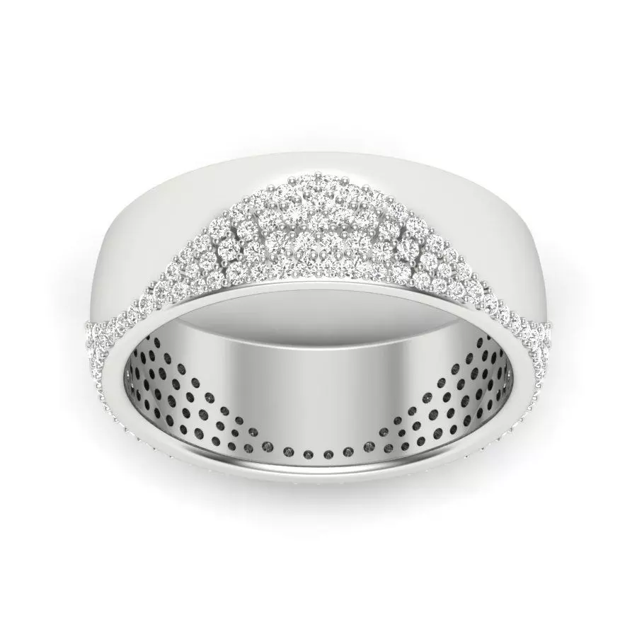 ANNIVERSARY Ring 3dm stl render detail 3D print model 3D print model_0