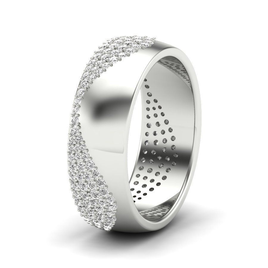 ANNIVERSARY Ring 3dm stl render detail 3D print model 3D print model_6