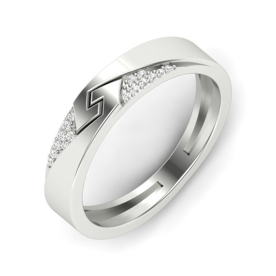 Band 3dm stl render detail 3D print model rose gold wedding w... 3D print model_18