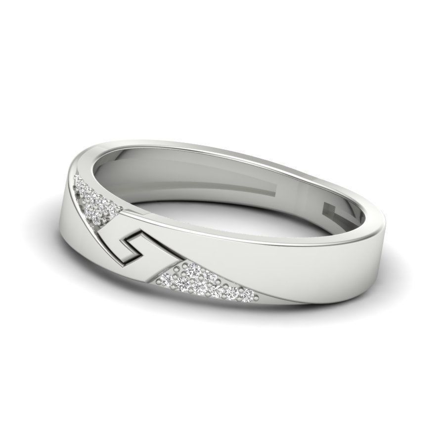 Band 3dm stl render detail 3D print model rose gold wedding w... 3D print model_3