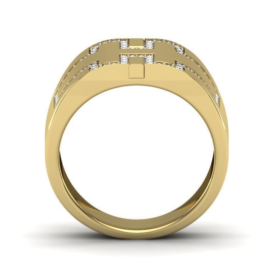 solitaire wedding ring 3dm stl render detail 3D print model 3D print model_22