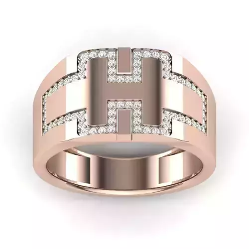 solitaire wedding ring 3dm stl render detail 3D print model