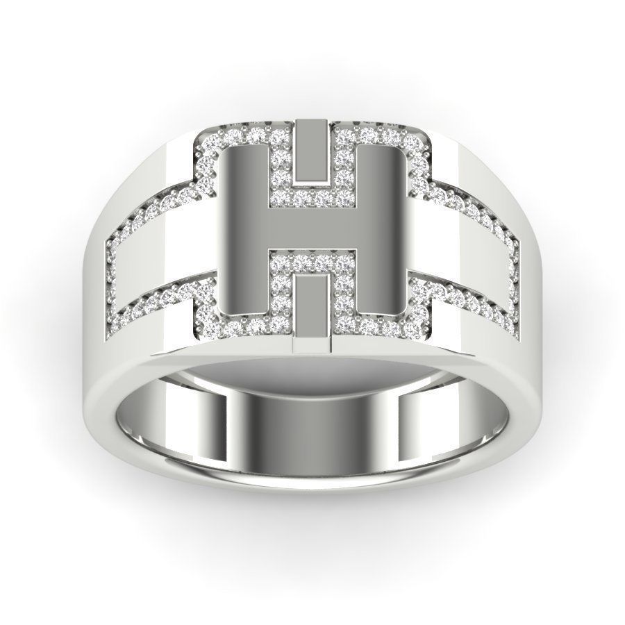 solitaire wedding ring 3dm stl render detail 3D print model 3D print model_17