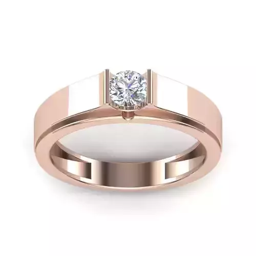 SOLITAIRE RING 3dm stl render detail 3D print model