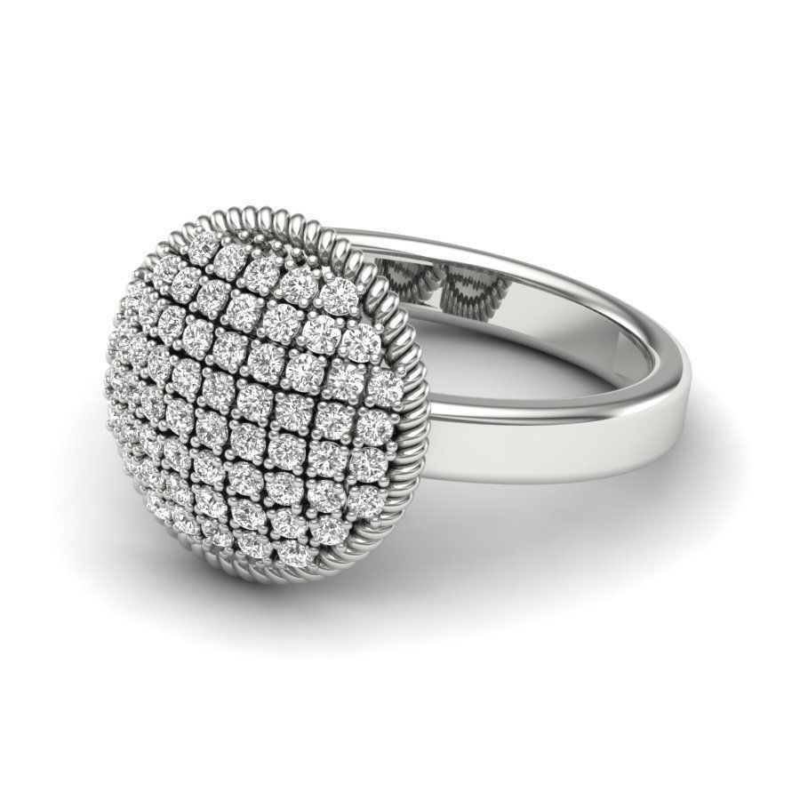 Cocktail Ring 3dm stl render detail 3D print model 3D print model_13