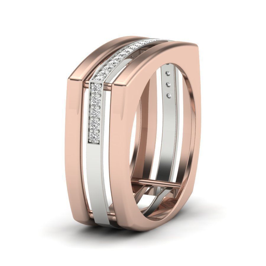 engagement wedding ring 3dm stl render detail 3D print model 3D print model_10