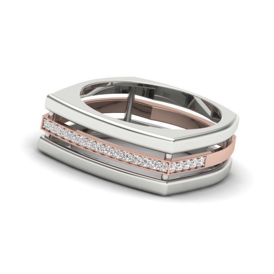 engagement wedding ring 3dm stl render detail 3D print model 3D print model_8