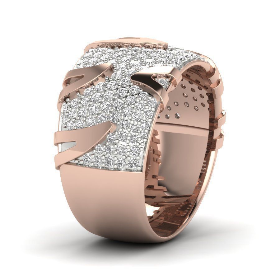 WEDDING BAND 3dm stl render detail 3D print model 3D print model_10