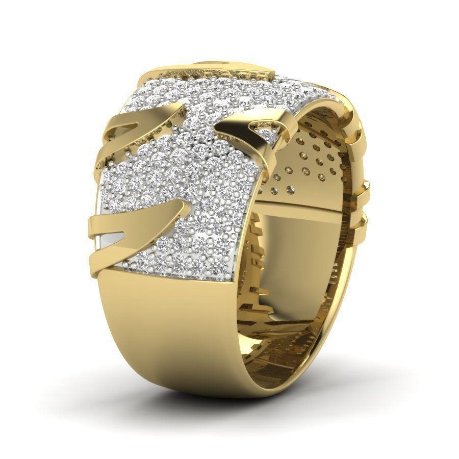 WEDDING BAND 3dm stl render detail 3D print model 3D print model_4