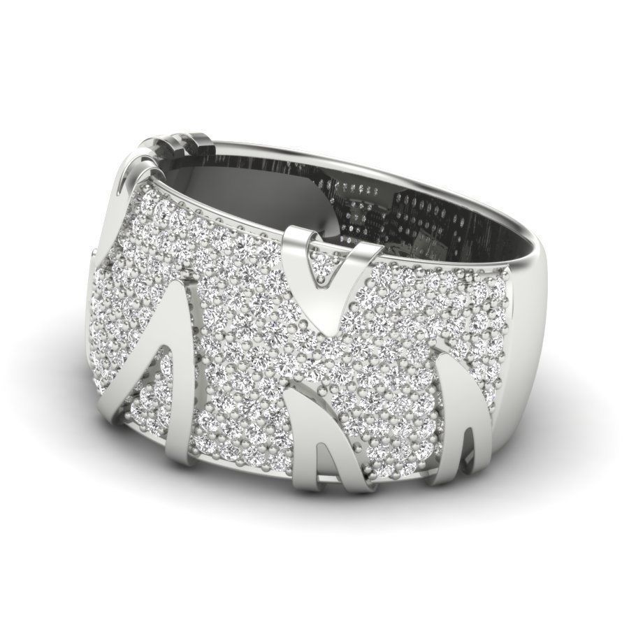 WEDDING BAND 3dm stl render detail 3D print model 3D print model_8