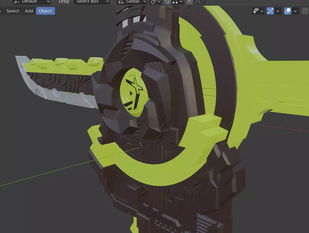 Kamen rider Kenzan Fusoken Hayate 3D printable cosplay prop 3D print model_0