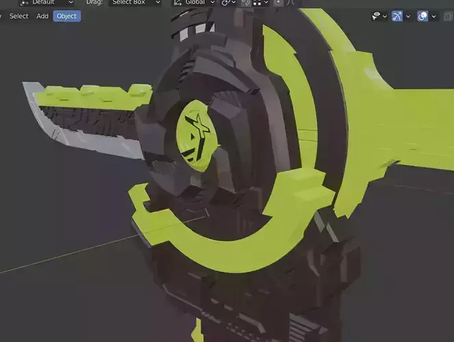 Kamen rider Kenzan Fusoken Hayate 3D printable cosplay prop