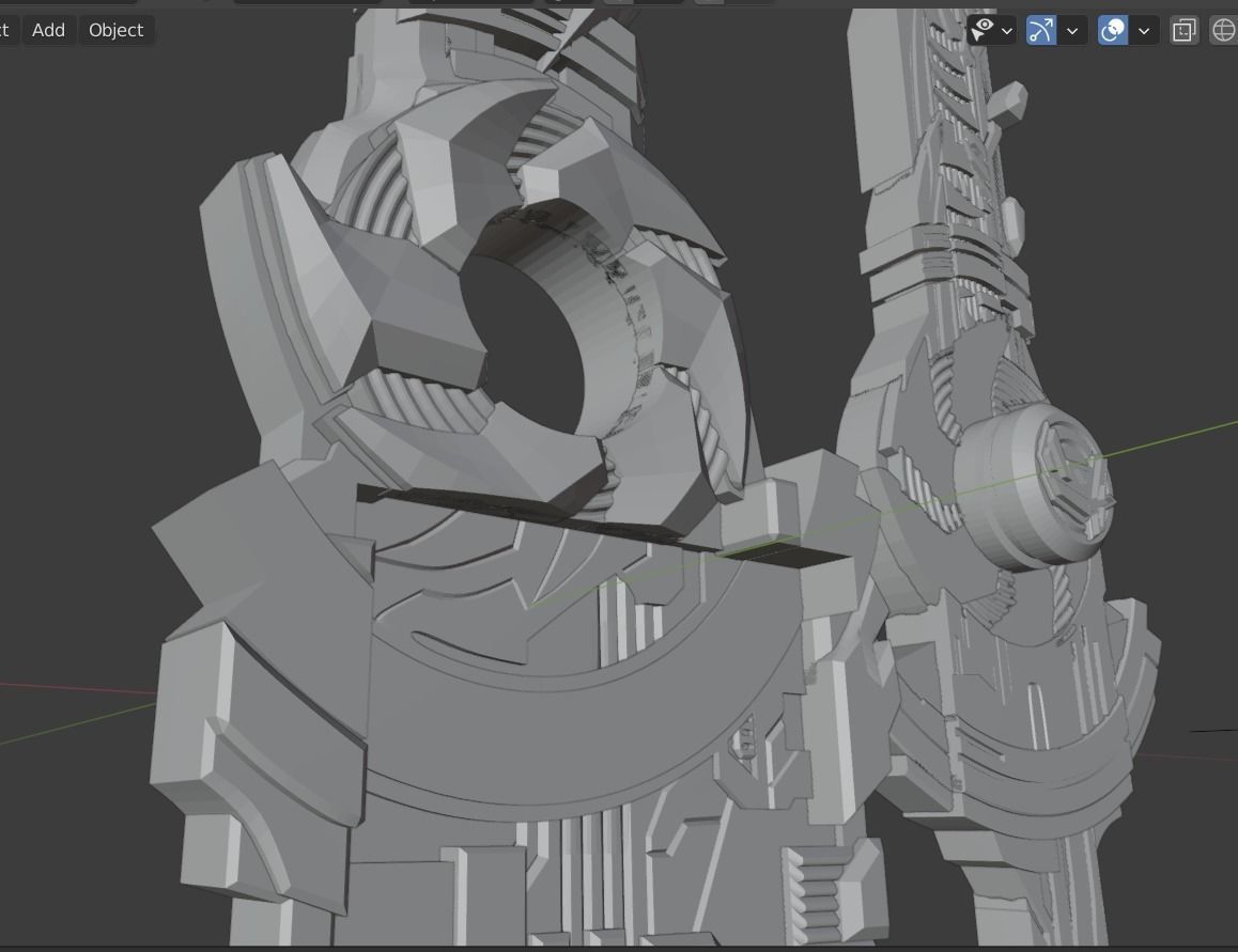 Kamen rider Kenzan Fusoken Hayate 3D printable cosplay prop 3D print model_23