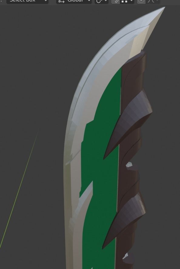 Kamen rider Kenzan Fusoken Hayate 3D printable cosplay prop 3D print model_6