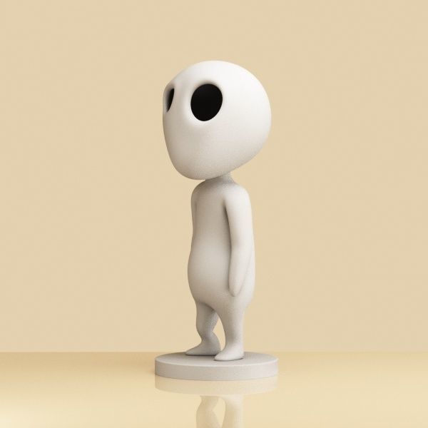 Set of Kodama 001-002 Free 3D print model_6