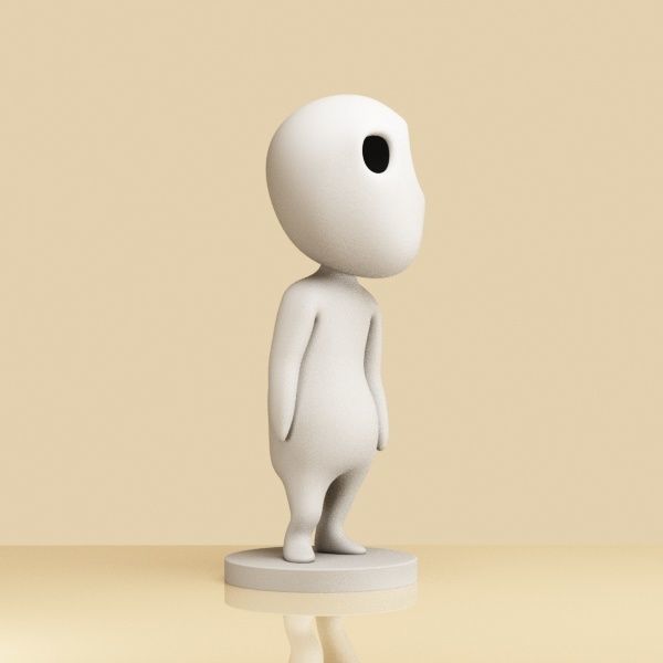 Set of Kodama 001-002 Free 3D print model_15