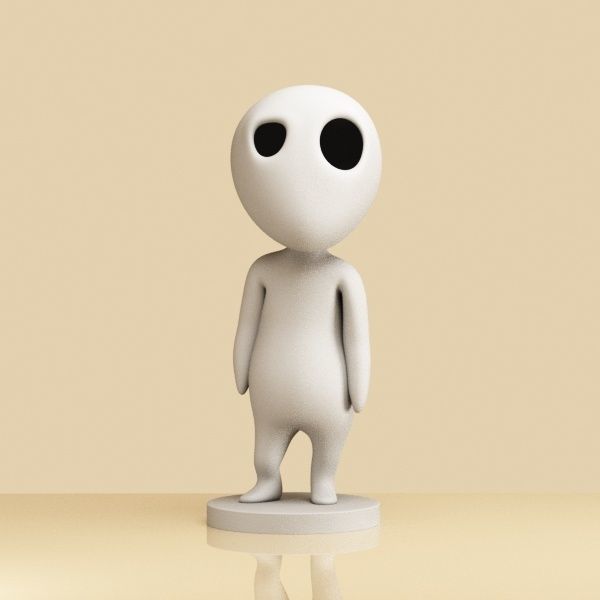 Set of Kodama 001-002 Free 3D print model_4