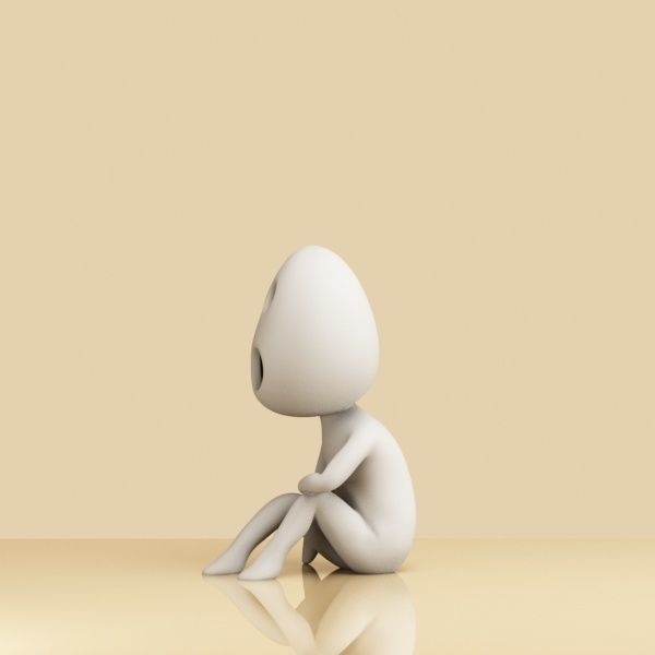 Set of Kodama 001-002 Free 3D print model_7