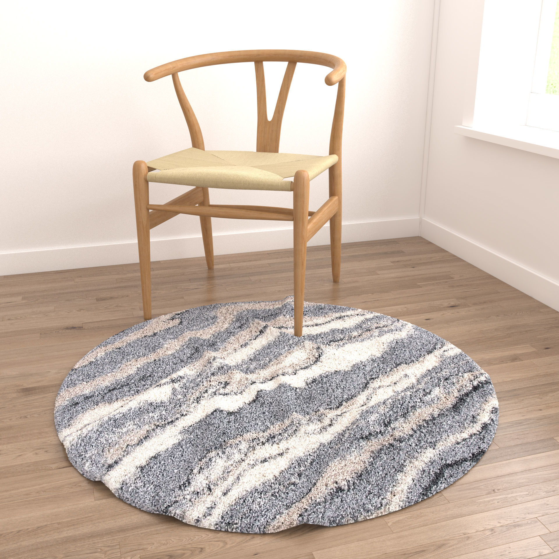 Rugs No 317 Low-poly 3D model_4